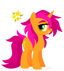 Size: 1600x1759 | Tagged: safe, artist:kabuvee, oc, oc only, pony, unicorn, female, green eyes, horn, lineless, mare, shadow, simple background, solo, standing, transparent background, unicorn oc