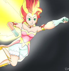 Size: 2422x2513 | Tagged: safe, artist:film77asq, sunset shimmer, human, equestria girls, g4, daydream shimmer, female, high res, human coloration, solo