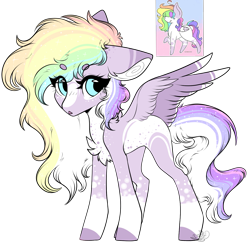 Size: 1519x1483 | Tagged: safe, artist:beamybutt, artist:monogy, oc, oc only, pegasus, pony, base used, chest fluff, colored hooves, duo, female, mare, multicolored hair, pegasus oc, rainbow hair, simple background, transparent background, wings