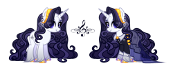 Size: 1280x507 | Tagged: safe, artist:afterglory, oc, oc:gloria symphony, pony, unicorn, clothes, female, mare, simple background, solo, transparent background