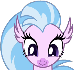 Size: 590x551 | Tagged: safe, edit, edited screencap, screencap, silverstream, hippogriff, g4, my little pony: friendship is magic, uprooted, background removed, cute, diastreamies, female, looking at you, mare, not a vector, png, simple background, solo, the place where we belong, transparent background