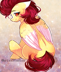 Size: 2169x2580 | Tagged: safe, artist:krissstudios, oc, oc:fast fire, pegasus, pony, female, high res, mare, solo