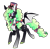 Size: 1711x1681 | Tagged: safe, artist:kaikururu, oc, oc only, bat pony, pony, bat pony oc, bat wings, chest fluff, colored hooves, ear fluff, female, hat, heterochromia, mare, simple background, solo, top hat, transparent background, wings