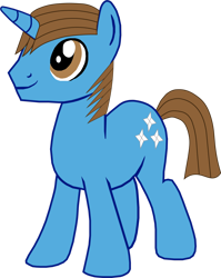 Size: 1280x1606 | Tagged: safe, artist:ncolque, oc, oc only, oc:sharp stars, pony, unicorn, horn, male, ninja stars, simple background, smiling, solo, stallion, transparent background, unicorn oc