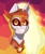 Size: 1211x1439 | Tagged: safe, artist:bluemoon, daybreaker, alicorn, pony, g4, fangs, grin, looking at you, smiling, solo