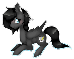 Size: 1657x1327 | Tagged: safe, artist:kaikururu, oc, oc only, pegasus, pony, male, pegasus oc, simple background, smiling, solo, stallion, transparent background, wings