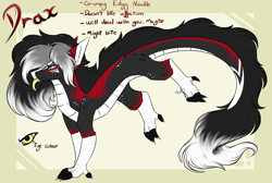 Size: 2554x1717 | Tagged: safe, artist:beamybutt, oc, oc only, dragon, pony, base used, dragon oc, ear fluff, male, reference sheet, solo, tongue out