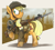 Size: 1920x1714 | Tagged: safe, artist:buckweiser, applejack, earth pony, pony, g4, bayonet, female, gas mask, helmet, mask, patreon exclusive, shellshock, solo, world war i, yankee brigade studios