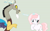 Size: 6288x3912 | Tagged: safe, artist:sugarcubecreationz, discord, oc, oc:sweetheart, pony, g4, absurd resolution, base used, canon x oc, female, magic, male, mare, pregnancy test, simple background, straight