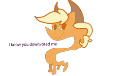 Size: 4000x2500 | Tagged: safe, artist:nitlynjane, applejack, earth pony, pony, g4, applejack's hat, background pony, background pony applejack, broken anatomy, cowboy hat, downvote bait, freckles, hat, high res, long neck, looking at you, not salmon, quality, simple background, text, transparent background, wat, weird anatomy