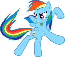 Size: 2619x2289 | Tagged: safe, artist:itchykitchy, rainbow dash, pegasus, pony, g4, female, high res, simple background, transparent background, vector
