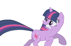 Size: 1109x720 | Tagged: safe, edit, edited screencap, screencap, twilight sparkle, pony, unicorn, g4, my little pony: friendship is magic, season 1, the ticket master, background removed, female, mare, running, simple background, solo, transparent background, unicorn twilight