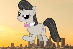Size: 1799x1201 | Tagged: safe, artist:thegiantponyfan, octavia melody, earth pony, pony, g4, california, female, giant octavia melody, giant pony, giant/macro earth pony, giantess, highrise ponies, irl, los angeles, macro, mare, mega giant, photo, ponies in real life