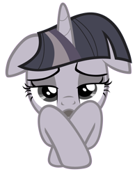 Size: 3111x4000 | Tagged: safe, artist:tardifice, artist:wardex101, edit, twilight sparkle, alicorn, pony, g4, made in manehattan, depressed, discorded, discorded twilight, female, floppy ears, high res, horn, lidded eyes, lonely, mare, open mouth, photoshop, sad, simple background, solo, sorrow, transparent background, twilight sparkle (alicorn), twilight tragedy, vector