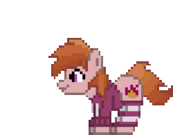 Size: 650x510 | Tagged: safe, artist:luminousdazzle, derpibooru exclusive, oc, oc only, oc:stuben, earth pony, pony, animated, clothes, earth pony oc, full body, gif, hoodie, hooves, hopping, jumping, leg warmers, loop, male, pixel art, purple eyes, simple background, smiling, solo, stallion, tail, transparent background