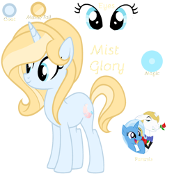 Size: 1280x1280 | Tagged: safe, artist:harmonyvitalityyt, prince blueblood, trixie, oc, g4, female, male, offspring, parent:prince blueblood, parent:trixie, parents:bluetrix, ship:bluetrix, shipping, simple background, straight, transparent background