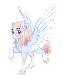 Size: 2394x2966 | Tagged: safe, artist:gigason, oc, oc:daydream, pegasus, pony, female, glasses, high res, mare, simple background, solo, transparent background