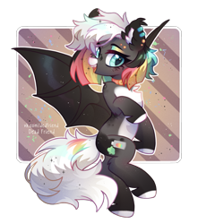 Size: 2395x2709 | Tagged: safe, artist:dedfriend, oc, oc only, bat pony, pony, bat pony oc, high res, pale belly, solo, white belly