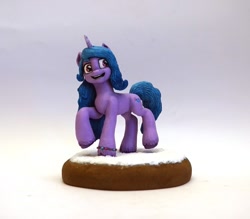 Size: 1013x888 | Tagged: safe, artist:ubrosis, izzy moonbow, pony, unicorn, g5, craft, female, mare, sculpture, solo