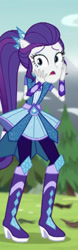 Size: 326x1050 | Tagged: safe, screencap, rarity, equestria girls, g4, my little pony equestria girls: legend of everfree, boots, cropped, crystal guardian, high heel boots, ponied up, shoes, solo
