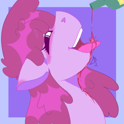 Size: 1500x1500 | Tagged: safe, artist:dsstoner, berry punch, berryshine, earth pony, pony, g4, alcohol, blushing, bottle, drinking, drunk, ear blush, female, go home you're drunk, mare, open mouth, wine, wine bottle