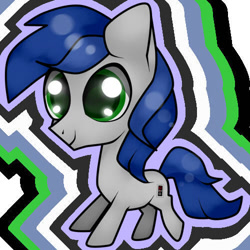 Size: 500x500 | Tagged: safe, artist:kaikururu, oc, oc only, earth pony, pony, abstract background, earth pony oc, male, solo, stallion