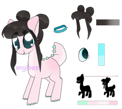 Size: 1918x1720 | Tagged: safe, artist:kaikururu, oc, oc only, pony, dracony oc, reference sheet, simple background, solo, transparent background