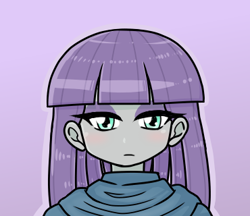 Size: 370x320 | Tagged: safe, alternate version, artist:batipin, part of a set, maud pie, equestria girls, g4, female, looking at you, solo