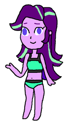 Size: 446x733 | Tagged: safe, artist:prabowomuhammad23, starlight glimmer, equestria girls, g4, clothes, simple background, swimsuit, transparent background