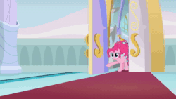 Size: 1920x1080 | Tagged: safe, screencap, boneless, boneless 6, li'l cheese, pinkie pie, earth pony, pony, g4, the last problem, animated, door, female, filly, foal, implied cheesepie, implied shipping, implied straight, mother and child, mother and daughter, offscreen character, older, older pinkie pie, sound, talking, toy, webm, youtube link