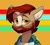 Size: 3270x2975 | Tagged: safe, artist:avery-valentine, oc, oc:avery_v, pony, unicorn, beard, clothes, ear fluff, facial hair, fluffy, high res, icon, orange eyes, red hair