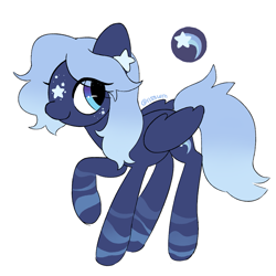 Size: 999x1000 | Tagged: safe, artist:risswm, oc, oc only, pegasus, pony, eye clipping through hair, female, mare, pegasus oc, simple background, solo, white background