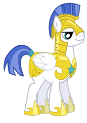 Size: 427x605 | Tagged: safe, edit, vector edit, pegasus, pony, g4, armor, male, pegasus royal guard, royal guard, royal guard armor, simple background, smiling, solo, stallion, transparent background, vector