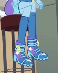 Size: 280x352 | Tagged: safe, trixie, equestria girls, equestria girls specials, g4, my little pony equestria girls: better together, my little pony equestria girls: forgotten friendship, clothes, cropped, legs, pictures of legs, shoes, socks