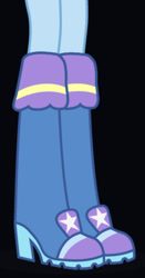 Size: 298x567 | Tagged: safe, screencap, trixie, equestria girls, g4, boots, boots shot, clothes, cropped, high heel boots, legs, pictures of legs, shoes