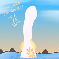Size: 1920x1920 | Tagged: safe, artist:cycrus, princess celestia, alicorn, pony, g4, cloud, female, fetish, hoof fetish, legs, legs in air, mare, misleading thumbnail, pictures of legs, solo, sunrise, text