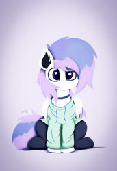 Size: 2800x4096 | Tagged: safe, artist:d-astern, oc, oc only, pegasus, pony, clothes, hoodie, pegasus oc, solo