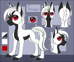 Size: 4800x4000 | Tagged: safe, artist:shkura2011, oc, oc:tender, earth pony, pony, absurd resolution, female, mare, reference sheet, solo
