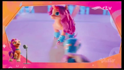 Size: 854x480 | Tagged: safe, screencap, sunny starscout, alicorn, earth pony, pony, g5, my little pony: a new generation, official, advertisement, female, indonesian, irl, mare, merchandise, microphone, photo, remote control, roller skates, rtv, singing, television, toy, tv premiere, vidio