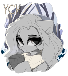Size: 3240x3600 | Tagged: safe, artist:xsatanielx, pony, rcf community, advertisement, commission, female, high res, mare, simple background, sketch, solo, transparent background, ych example, your character here