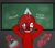 Size: 1800x1600 | Tagged: safe, artist:1mber_angul, oc, oc only, oc:lancris, alicorn, pony, alicorn oc, bipedal, chemicals, crazy face, darkness, erlenmeyer flask, experiment, faic, flask, horn, insanity, magic, science, simple background, slate, spectacles, text, vial, wings