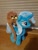 Size: 2448x3264 | Tagged: safe, artist:gingerale2016, trixie, pony, unicorn, g4, gondola (meme), high res, irl, photo, plushie, riding a pony, spurdo spärde