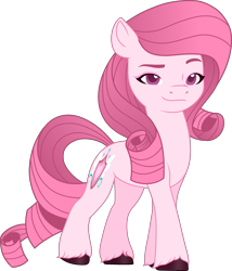 Size: 2589x3025 | Tagged: safe, artist:tanahgrogot, oc, oc only, oc:annisa trihapsari, earth pony, pony, g5, my little pony: a new generation, spoiler:my little pony: a new generation, base used, earth pony oc, female, high res, indonesia, mare, medibang paint, not rarity, simple background, solo, transparent background, vector
