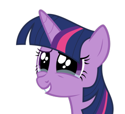 Size: 4000x3653 | Tagged: safe, artist:asrafpie, twilight sparkle, alicorn, pony, castle sweet castle, g4, crying, female, simple background, solo, tears of joy, transparent background, twilight sparkle (alicorn), vector