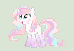 Size: 1416x980 | Tagged: safe, artist:sugarcubecreationz, oc, oc:sweetheart, pony, unicorn, female, mare, rainbow power, simple background, solo
