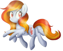 Size: 4696x3800 | Tagged: safe, artist:kimmyartmlp, oc, oc only, oc:tridashie, pegasus, pony, absurd resolution, butt, female, flying, full body, hooves, looking back, mare, multicolored mane, multicolored tail, pegasus oc, plot, red eyes, simple background, smiling, solo, spread wings, tail, transparent background, underhoof, watermark, wings