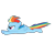 Size: 1000x1000 | Tagged: safe, artist:rainbowderp98, rainbow dash, pegasus, pony, g4, my little pony: friendship is magic, season 1, the cutie mark chronicles, female, filly, filly rainbow dash, flying, simple background, solo, transparent background, vector, younger