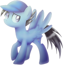 Size: 3600x3674 | Tagged: safe, artist:kimmyartmlp, oc, oc only, pegasus, pony, baseball cap, cap, hat, high res, male, pegasus oc, simple background, solo, spread wings, transparent background, wings