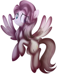 Size: 1024x1276 | Tagged: safe, artist:kimmyartmlp, oc, oc only, oc:sirena flitter, pegasus, pony, flying, pegasus oc, simple background, smiling, solo, spread wings, transparent background, wings