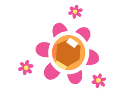 Size: 1024x768 | Tagged: safe, artist:dartielarkie, gem blossom, g3, cutie mark, cutie mark only, flower, gem, no pony, simple background, transparent background, vector